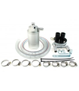 Oil catch tank 0.9L 18mm / 25mm Simota PRO Silver