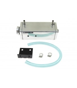 Oil catch tank 1L 10mm TurboWorks Silver