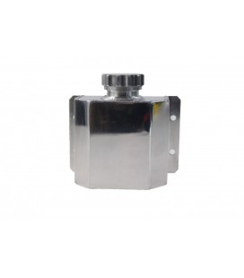 Oil catch tank bulkhead 1L 10mm TurboWorks Silver