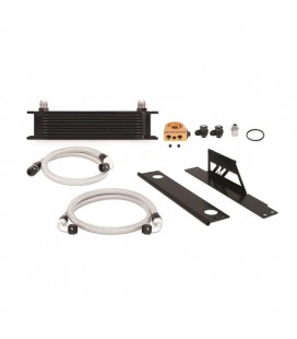 Oil Cooler Kit MISHIMOTO Subaru WRX and STI Thermostatic Black 2001-2005