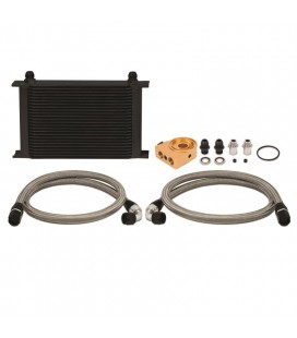 Oil Cooler Kit MISHIMOTO Universal Thermostatic Black 25 Row