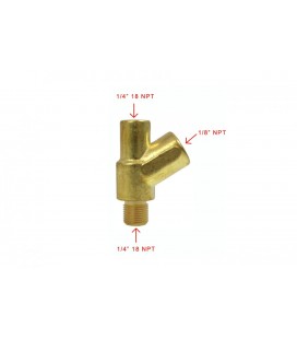 Oil pressure temperature sensor adapter Y Depo 1/4-18NPT