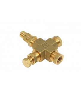 Oil temperature and pressure sensor adapter Depo 1/8 NPT