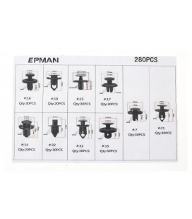 Pins Clamps Set 280 pcs