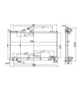 Racing Radiator Lexus IS300 01-05 Manual TurboWorks