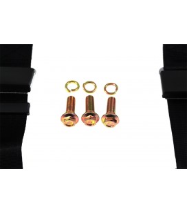 Racing seat belts SLIDE 3p 2" Black