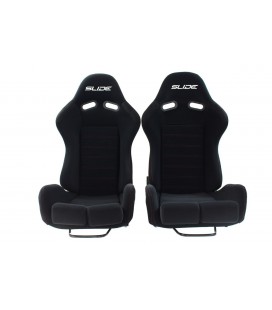 Racing seat SLIDE X3 material Black S