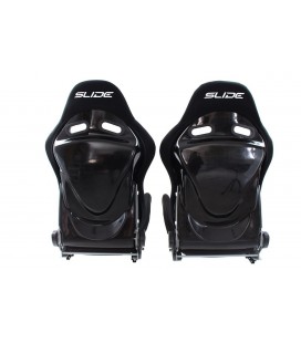 Racing seat SLIDE X3 material Black S