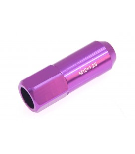 Racing wheel lug nuts JBR 60mm M12 x1.25 PURPLE