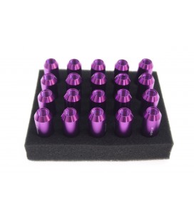 Racing wheel lug nuts JBR 60mm M12 x1.25 PURPLE