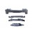 REAR BUMPER BMW F10 LCI 11-15 (2 Single Tips)