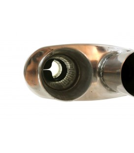 Rear Center Muffler 76mm TurboWorks LT 304SS