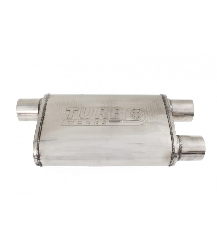 Rear Center Muffler 76mm TurboWorks LT 409SS