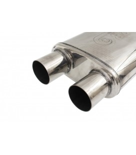 Rear Center Muffler 76mm TurboWorks LT 409SS
