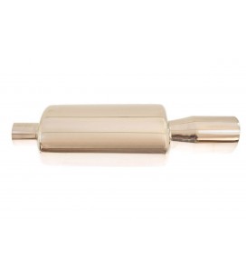 Rear Muffler TurboWorks 100mm inlet 63,5mm