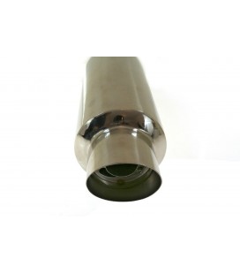 Rear Muffler TurboWorks 100mm inlet 63,5mm