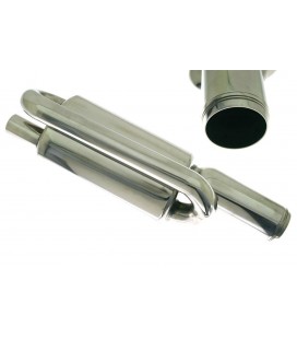 Rear Muffler TurboWorks 90mm inlet 63,5mm