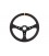 Steering wheel Pro 350mm offset:80mm Leather Black