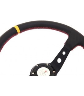 Steering wheel Pro 350mm offset:80mm Leather Black