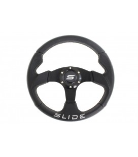 Steering wheel SLIDE 320mm offset:0mm Leather Black