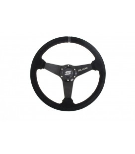 Steering wheel SLIDE 350mm offset:0mm Suede Grey