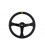 Steering wheel SLIDE 350mm offset:80mm Carbon Yellow Strip
