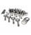 STROKER KIT - Toyota 1GRFE (FJ Cruiser) - 103mm Billet Crank, ProH625+ Rods, Custom Pistons