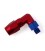 Swivel fitting 90° AN6-9/16-18NPT (AN6) cutter forged