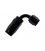 Swivel fitting 90° AN8 black