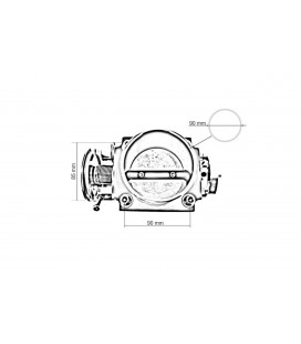 Throttle body TurboWorks Toyota 1JZ 2JZ 90mm