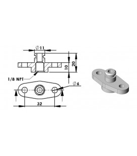 Turbosmart Fuel Pressure Regulator Adapter Nissan S13 S14 Subaru EJ20 EJ25
