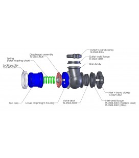 Turbosmart Wastegate Hypergate 45MM 2,4 Bar