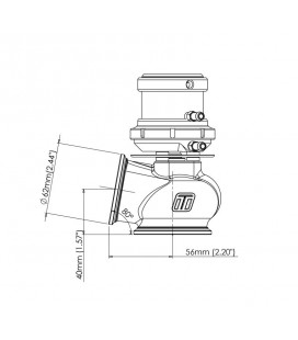 Turbosmart Wastegate Progate Lite HP 50MM 2,4 Bar