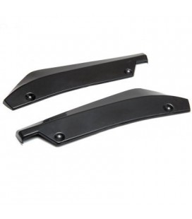 Universal Car Rear Bumper Lip Splitter Diffuser Chin Spoiler Canard Deflector Black 38,5CM