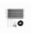 Universal Transmission Fluid Cooler Mishimoto 305mm x 190mm x 19mm