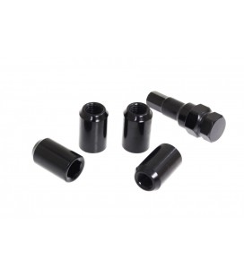 Wheel nut M12x1.5 L:32mm Black