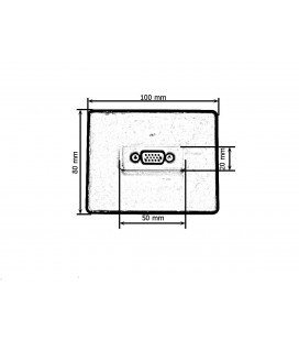 Valdymo panėlė, liečiama VGA 1x15PIN 12 24V