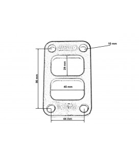 Turbo adapter T03 Twin