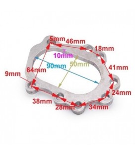 Turbinos flanšas GT25 GT28R T25 T28