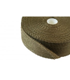 TurboWorks Exhaust heat wrap 50mm x 1mm 10m Titanium