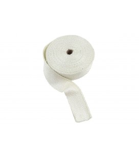 TurboWorks Exhaust heat wrap 50mm x 2mm 15m White