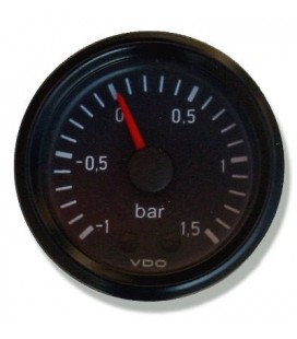 VDO Turbo pressure gauge -1 do 1.5 Bar Mechanic 52mm