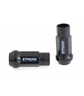 Ratlankio veržlės EPMAN JDM M12x1.25 (juodos)