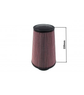 Cone Filter TURBOWORKS H:220mm DIA:60-77mm Purple