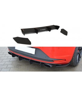 Rear Diffuser & Rear Side Splitters Seat Leon III Cupra
