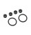 Bumper, Trunk Fasteners Quick Release Black SLIDE
