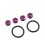 Bumper, Trunk Fasteners Quick Release Purple SLIDE
