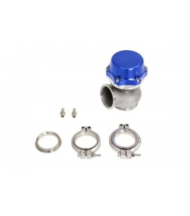 External WasteGate Replica Turbosmart 50mm 0,5 Bar V-Band Blue