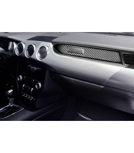 Carbon wrap car dashboard panel Ford Mustang 15-19