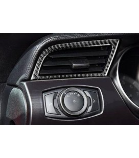 Carbon wrap side air vent outlet Ford Mustang 15-19